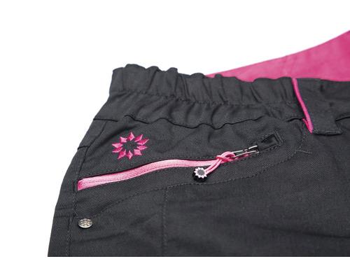 Detail nohavíc s vreckom na zips a elastickým pásom