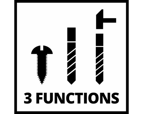 Symbol pre tri funkcie: skrutka, vrták a uhlový vrták