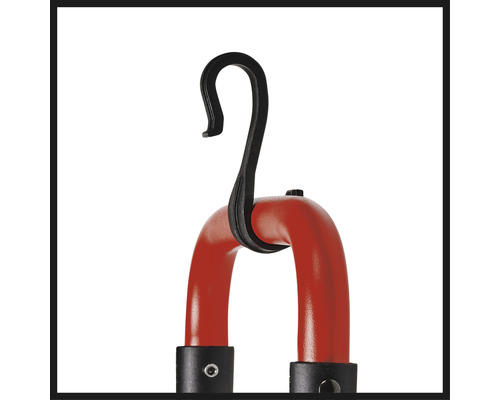 Detailný pohľad na stojan na náradie s hákom