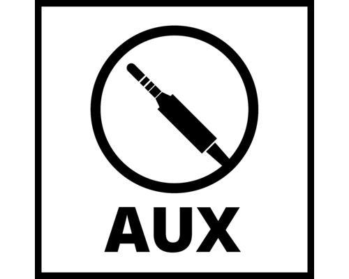 AUX port nie je k dispozícii