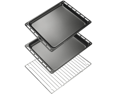 Dva plechy na pečenie a jeden grilovací rošt do rúry