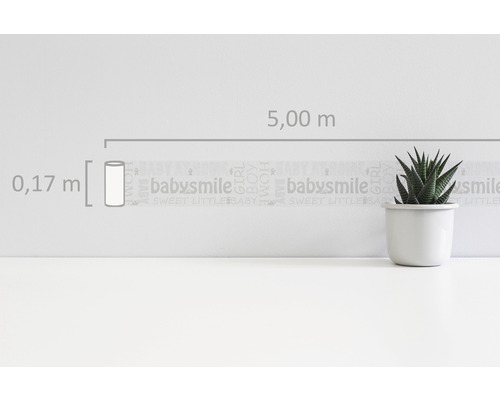 Okraj detskej izby, 5 metrov dlhý a 0,17 metra široký