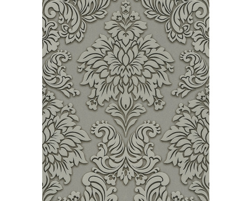 Tapeta s kvetinovým damaškovým vzorom