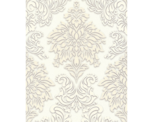 Tapeta s kvetinovým damaškovým vzorom
