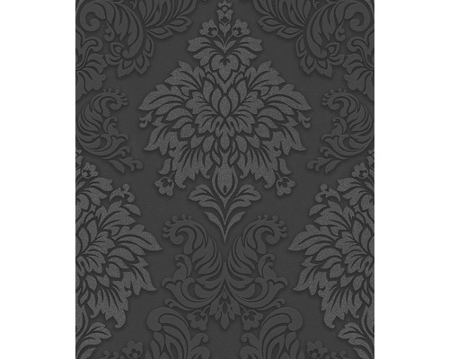 Tapeta s kvetinovým damaškovým vzorom