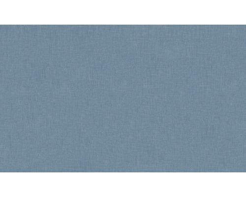 Modrá textilná tapeta s ľanovou štruktúrou