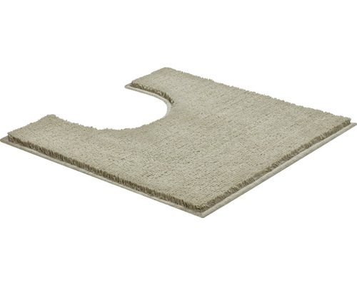 Béžová textilná predložka pred toaletu