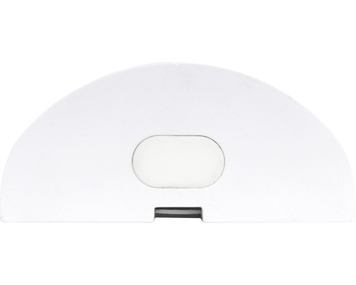 Polkruhová LED lampa na montáž na stenu