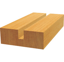 Drevená lišta s drážkou