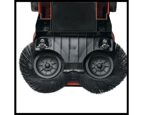 Zametací stroj s rotujúcimi kefami a valčekmi na čistenie povrchov.