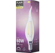 Žiarovka FLAIR LED CL35/E14, 5,5 W, 806 lúmenov, 2700 K teplá biela, stmievateľná