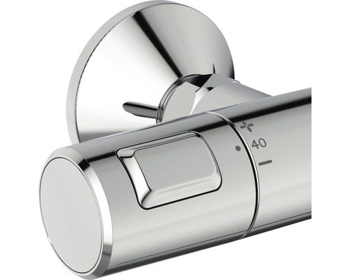 Termostatická batéria na montáž na stenu s nastavením stupňa