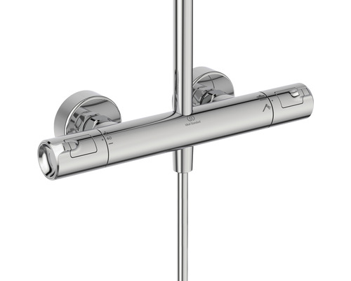 Termostatická sprchová batéria z kovu s logom Ideal Standard