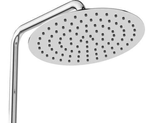 Okrúhla sprchová hlavica z kovu