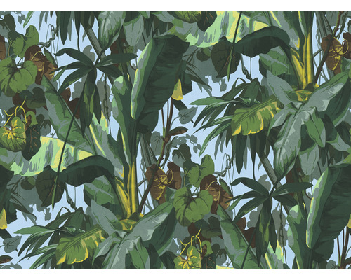 Tropická tapeta s rastlinnými motívmi