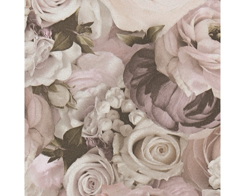 Detail tapety s motívom ruží