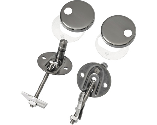 Upevňovacia súprava pre WC sedadlá z kovu