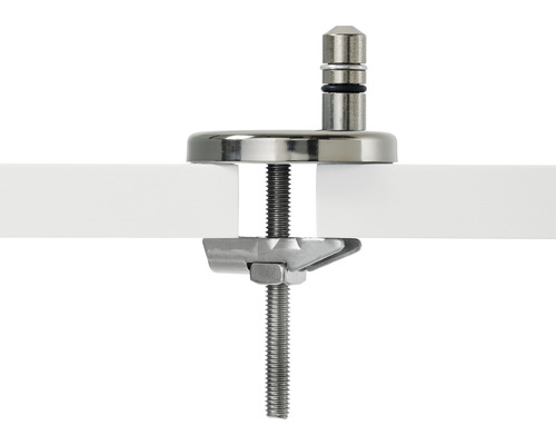 Upevňovací klip pre sanitárne vybavenie