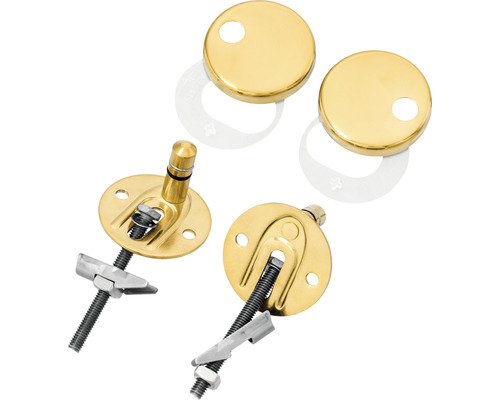 Upevňovacia súprava pre umývadlá vrátane krycích ružíc