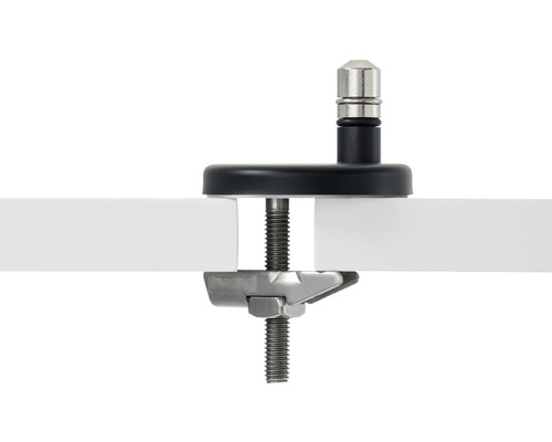 Stolné upevnenie pre kúpeľňové doplnky na montáž na stolovú dosku