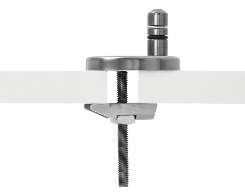 Sklenená svorka so závitovým kolíkom na montáž sklenených dosiek