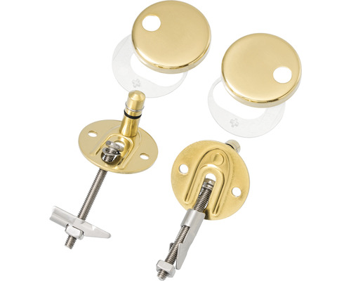 Kovové upevnenie záchodovej dosky