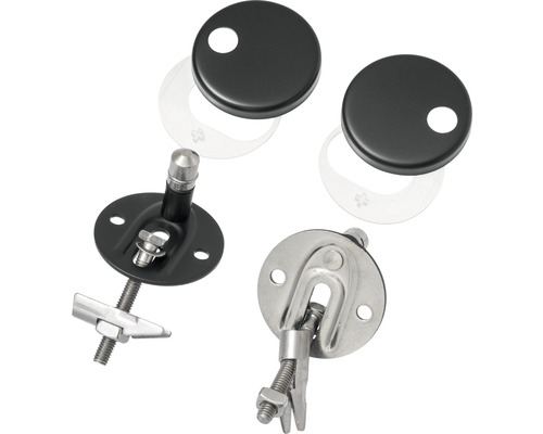 Upevňovacia sada pre WC sedadlá s krytkami