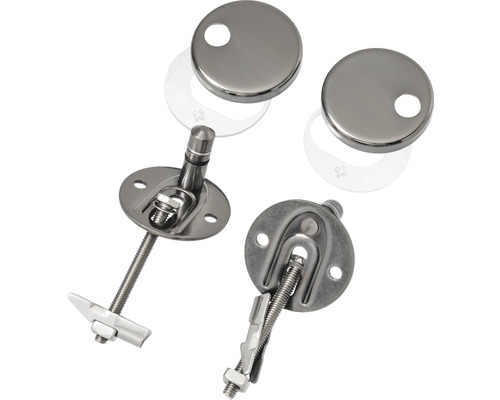 Upevňovacia sada WC sedadla z kovu