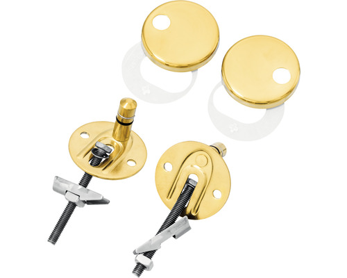 Upevňovacia súprava pre umývadlo vrátane krycích ružíc