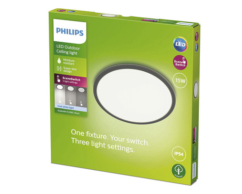 Stropné LED vonkajšie svietidlo Philips v obale produktu