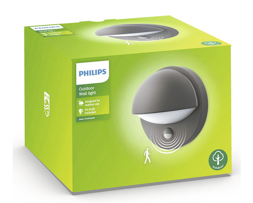 Balenie vonkajšieho nástenného svietidla Philips