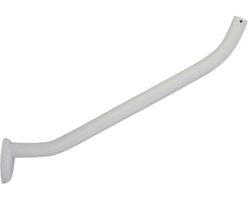 Jedna zahnutá sprchová tyč na montáž na stenu