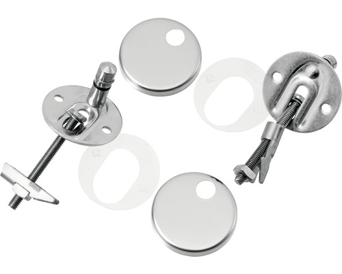 Upevnenie záchodovej dosky z kovu