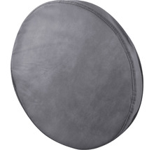 Okrúhly sivý sedák