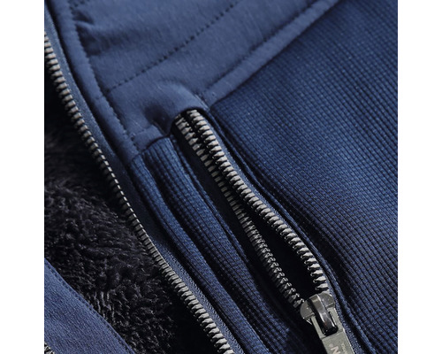 Detail bundy so zipsom a podšívkou