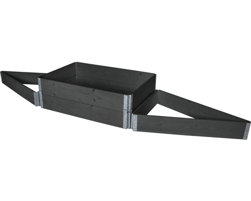 Drevený vyvýšený záhon s ochranou proti slimákom