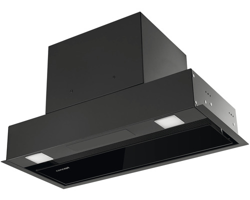 Čierny digestor do kuchyne