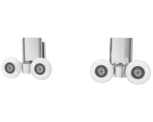 Sprchové kolieska s dvoma kolieskami