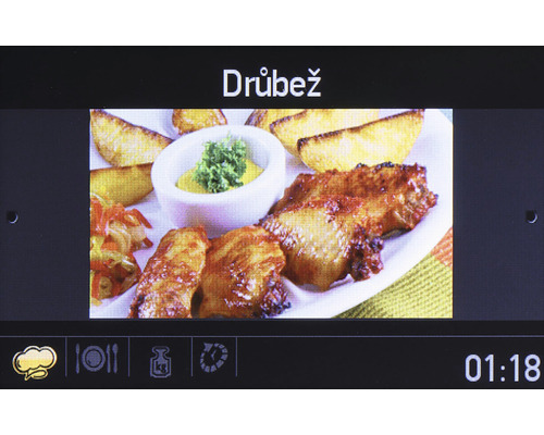 Obrázok kuracieho pokrmu s zemiakmi a omáčkou