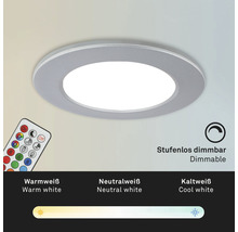 Stmievateľné LED stropné svietidlo s diaľkovým ovládaním na nastavenie teploty farieb