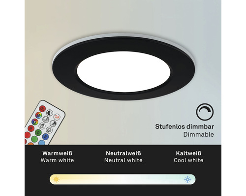 Stropné svietidlo s diaľkovým ovládaním na plynulé stmievanie