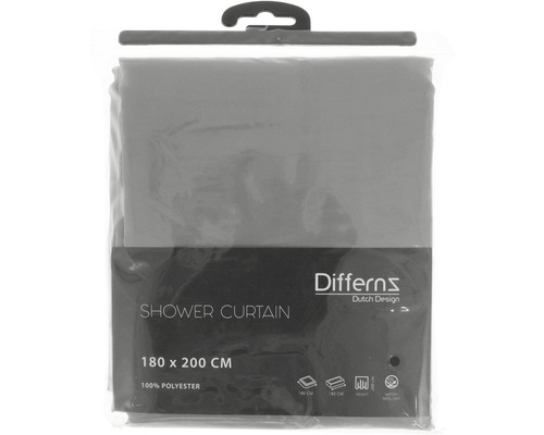 Sprchový záves Differnz 180 x 200 cm z polyesteru v balení