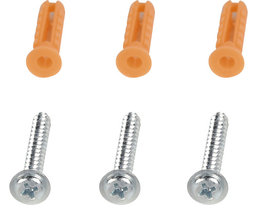 Sada hmoždiniek a skrutiek