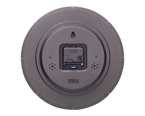 Zadná strana nástenných hodín s quartzovým strojčekom