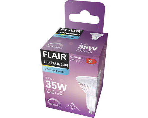 LED žiarovka Flair PAR16/GU10 v balení