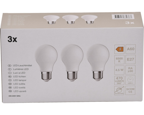 Balenie troch LED žiaroviek E27