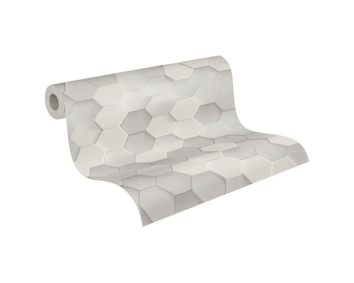 Rola tapety so šesťuholníkovým vzorom