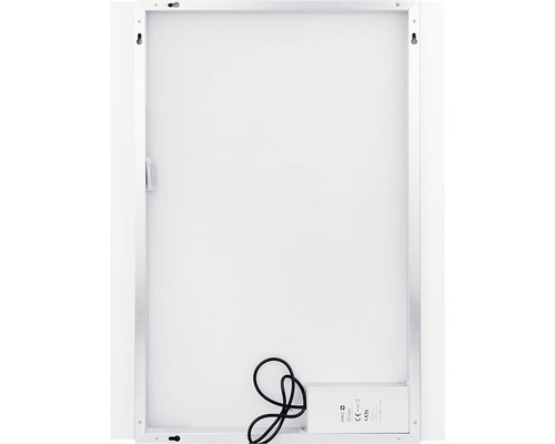 Zadná strana zrkadla LED s rámom