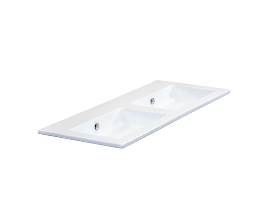 Dvojité umývadlo zo sanitárnej keramiky