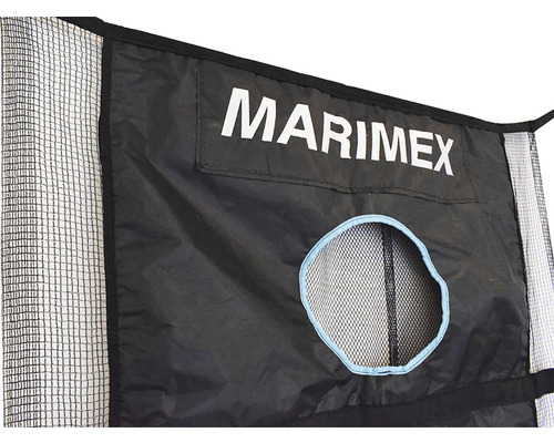 Detailný pohľad na bazén Marimex so sieťovou štruktúrou a priehľadovým okienkom